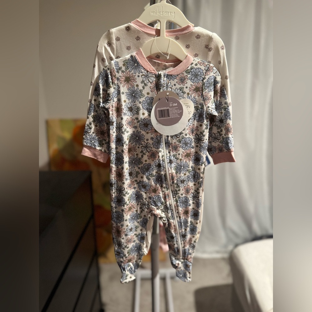 Milkberry Bamboo Floral Set